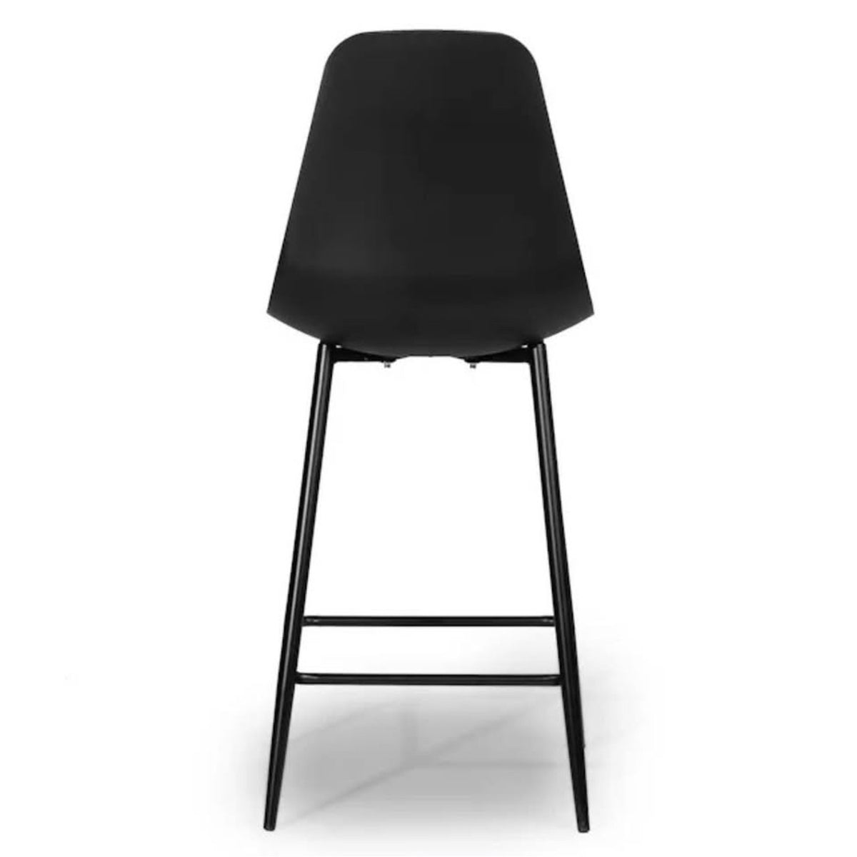 Set of 4 Article Svelti Counter Stools – Pure Black – New Open Box - Delivery Available