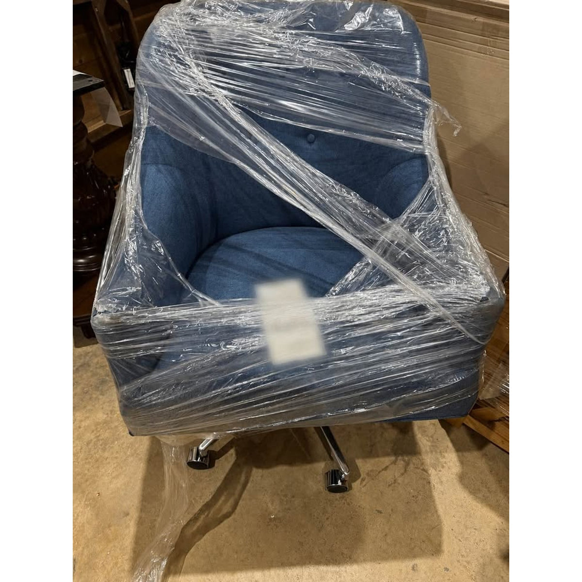 Devin Office Task Chair by Fairfield Chair Indigo Blue $2368 Retail “open box” Delivery Available