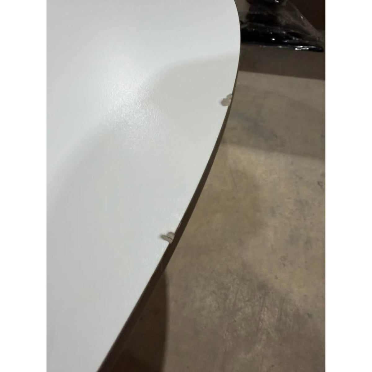George Oliver 53” White Sintered Stone Round Dining Table | New Open Box - Delivery Available