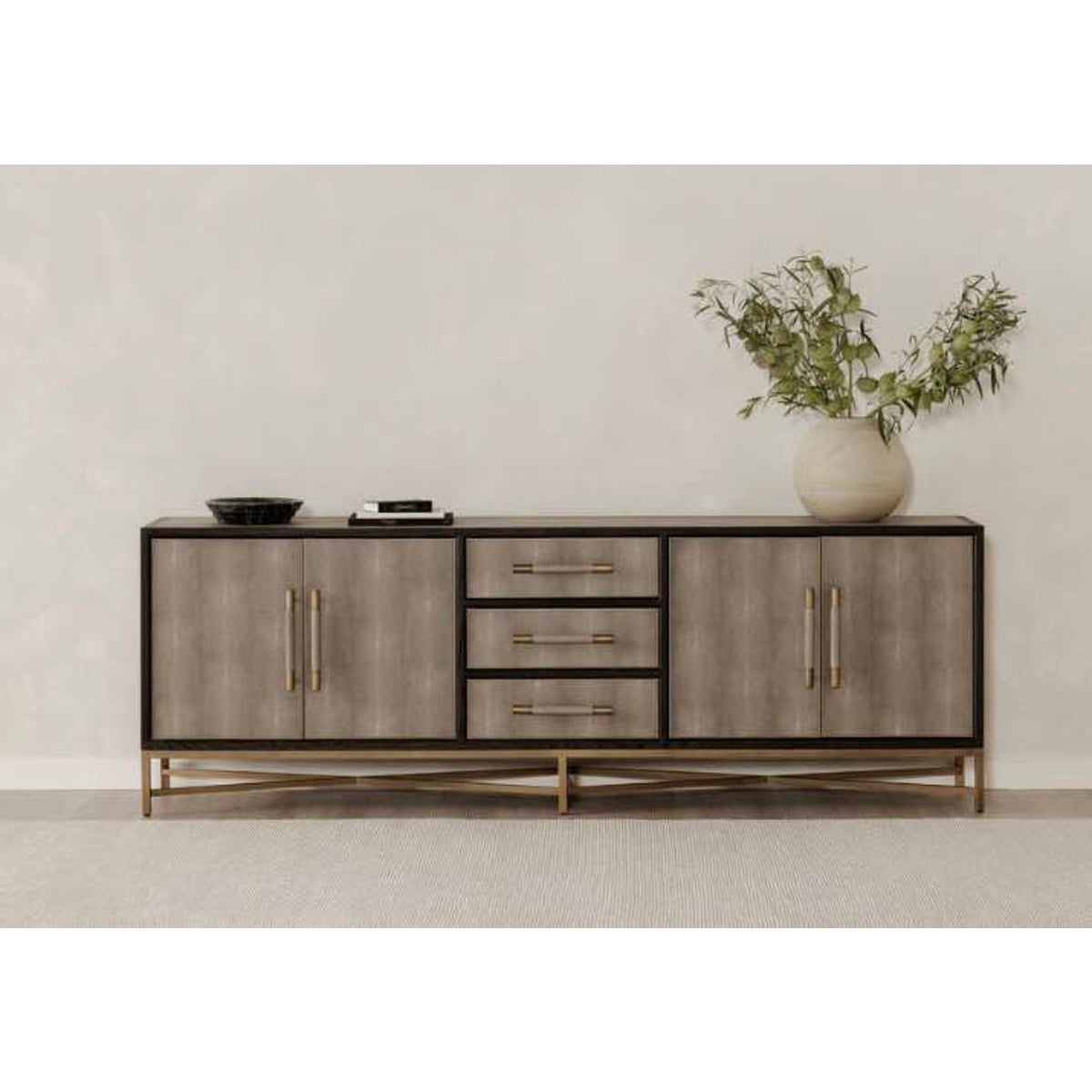 Moe’s Home Collection Mako 100” Designer Sideboard | New Open Box $6k Retail - Delivery Available