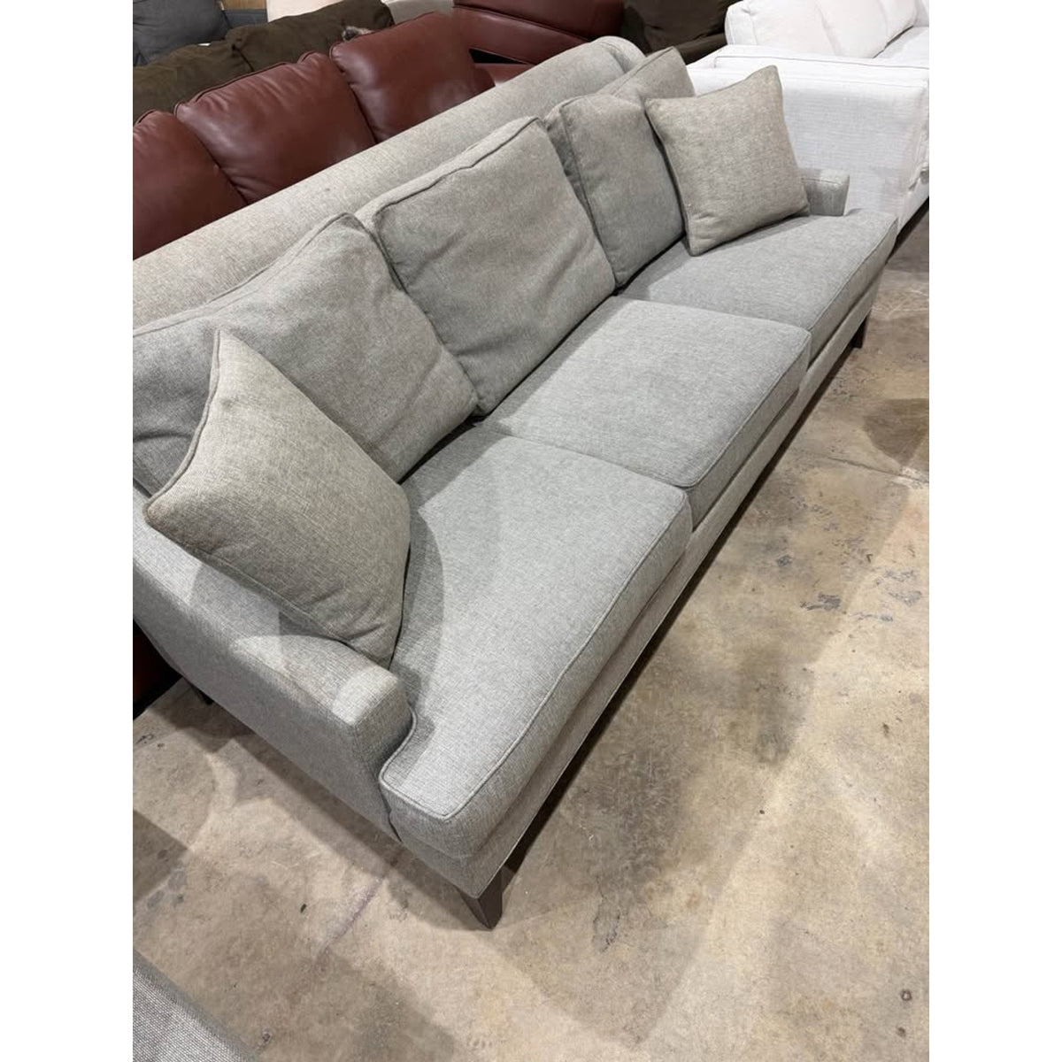 Ethan Allen Sofa Couch - 85” - Gray - Comfy & Cleaned - $2,800 - Delivery Available