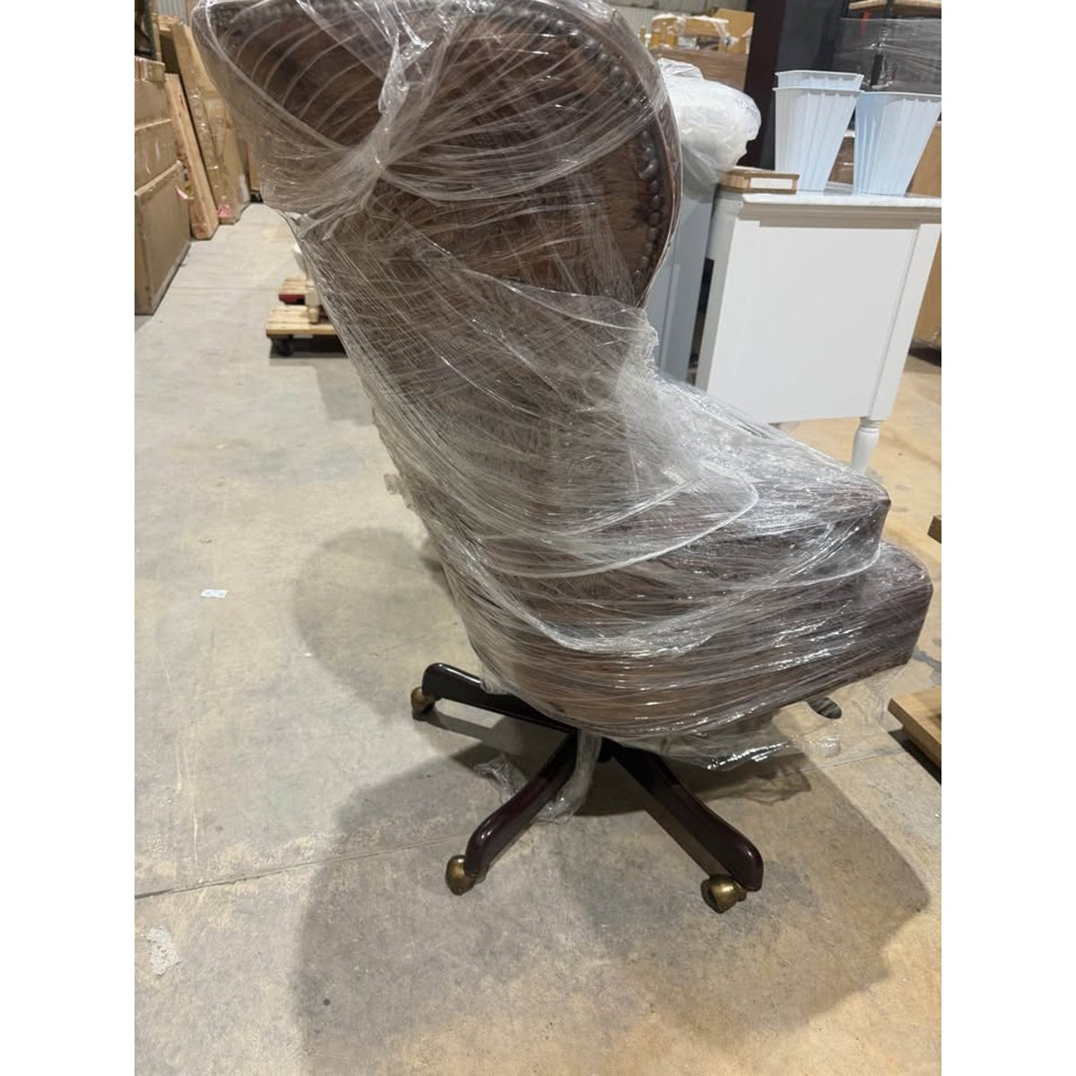 Hooker Furniture Katherine Genuine Leather Executive Office Chair