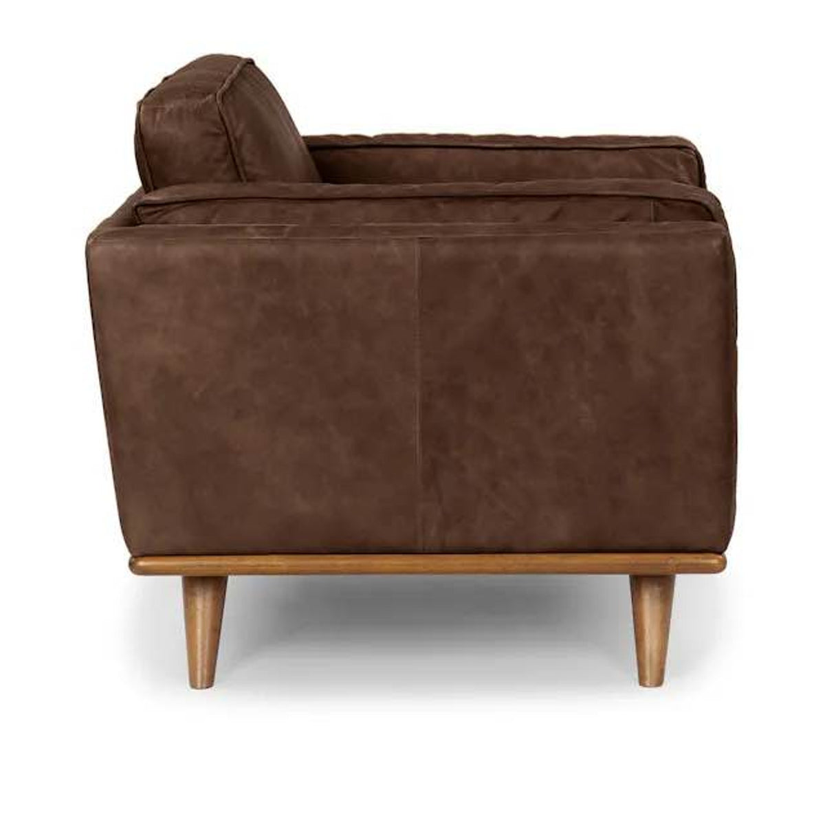 Leather Lounge Chair – Charme Chocolate – $1,099 Retail – Open Box – Delivery Avail