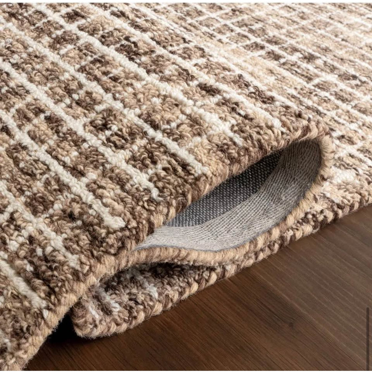 New Gracie Oaks Katasha Brown Wool Rug – 8’6” × 11’6” – New Open Box - Delivery Available