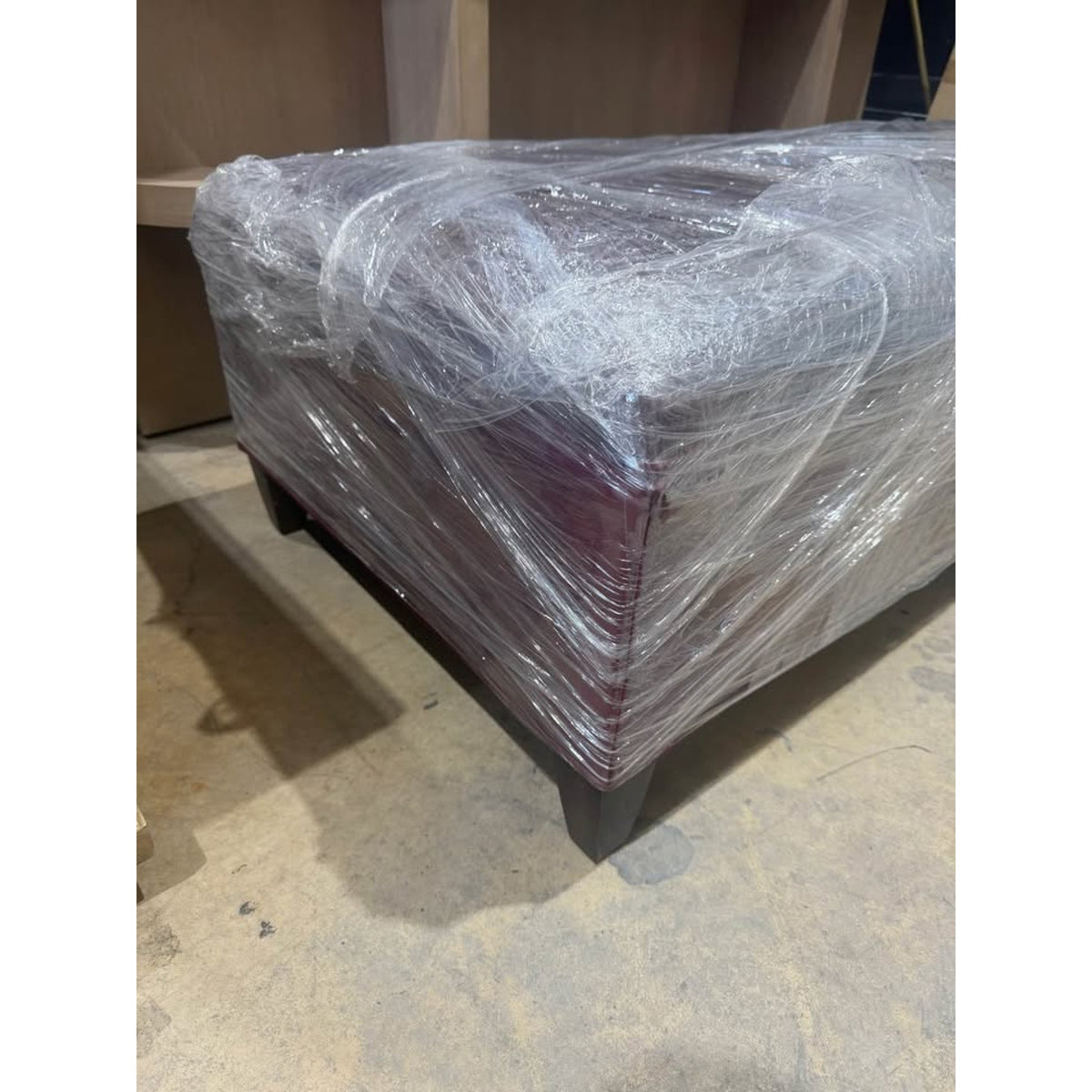 Old Hickory Tannery 456-00 Leather Cocktail Ottoman – Made in USA – Delivery Available