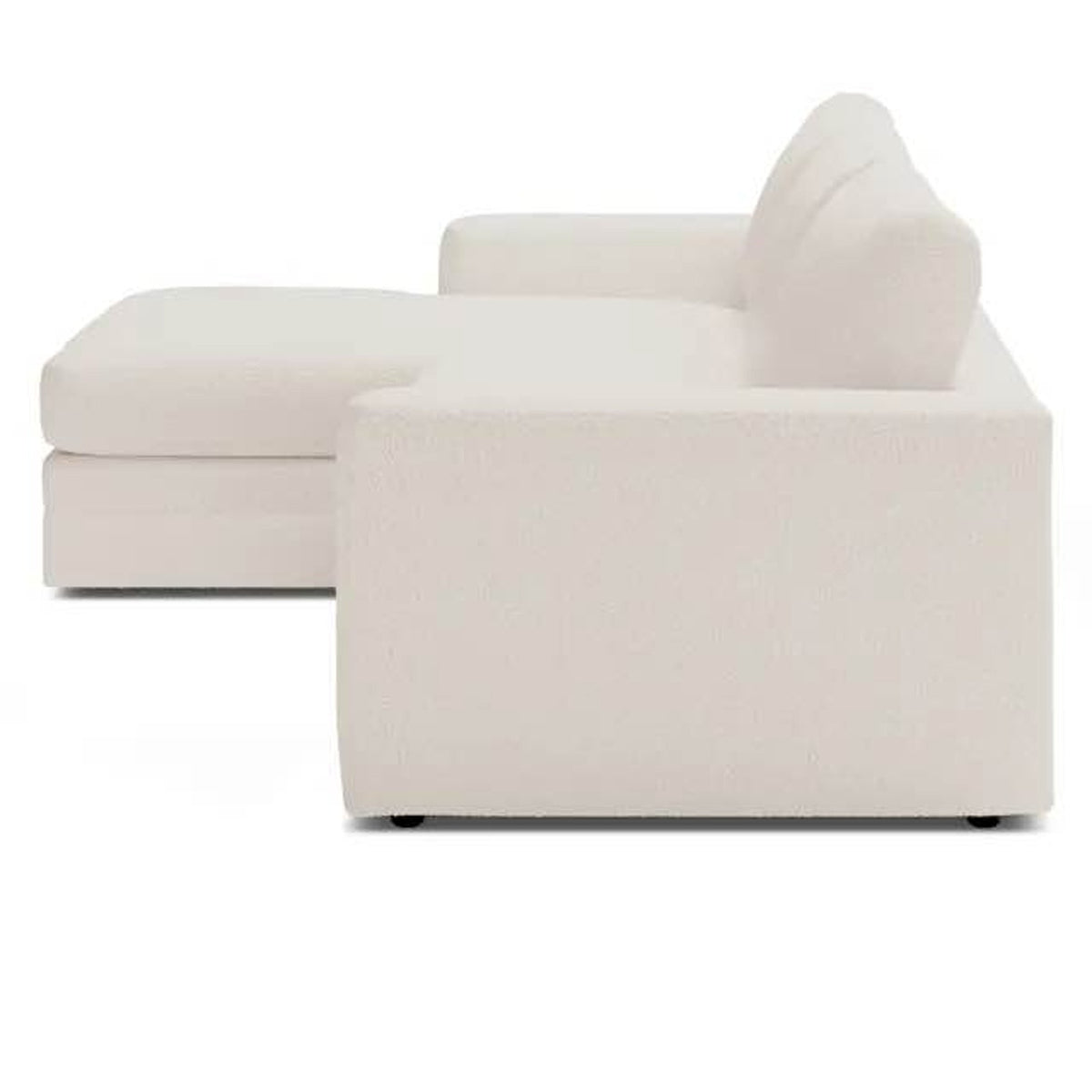 Article Riley 118.5” Ivory Wool Bouclé Sectional – $3,049 Retail – Delivery Available