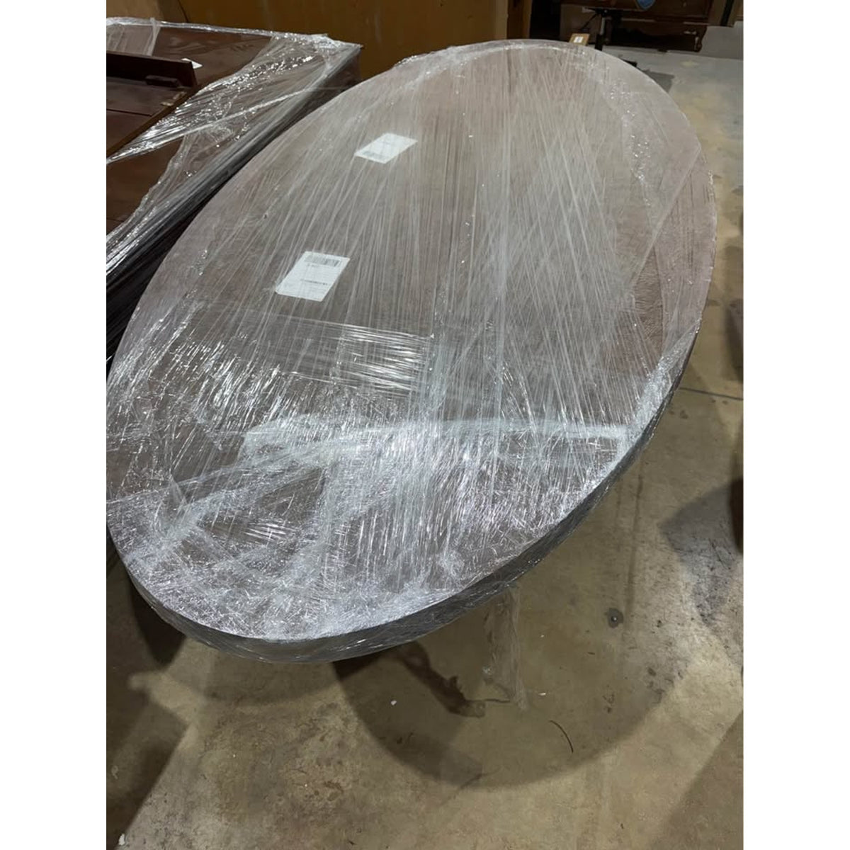 New Grey Oak Dining Table 88”x45” $3800 Retail “open box” Designer Brand - Delivery Available!