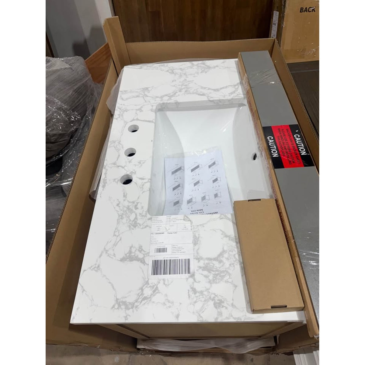Vanity Art Laval 36” Natural Oak Bathroom Vanity with Quartz Top | Delivery Available