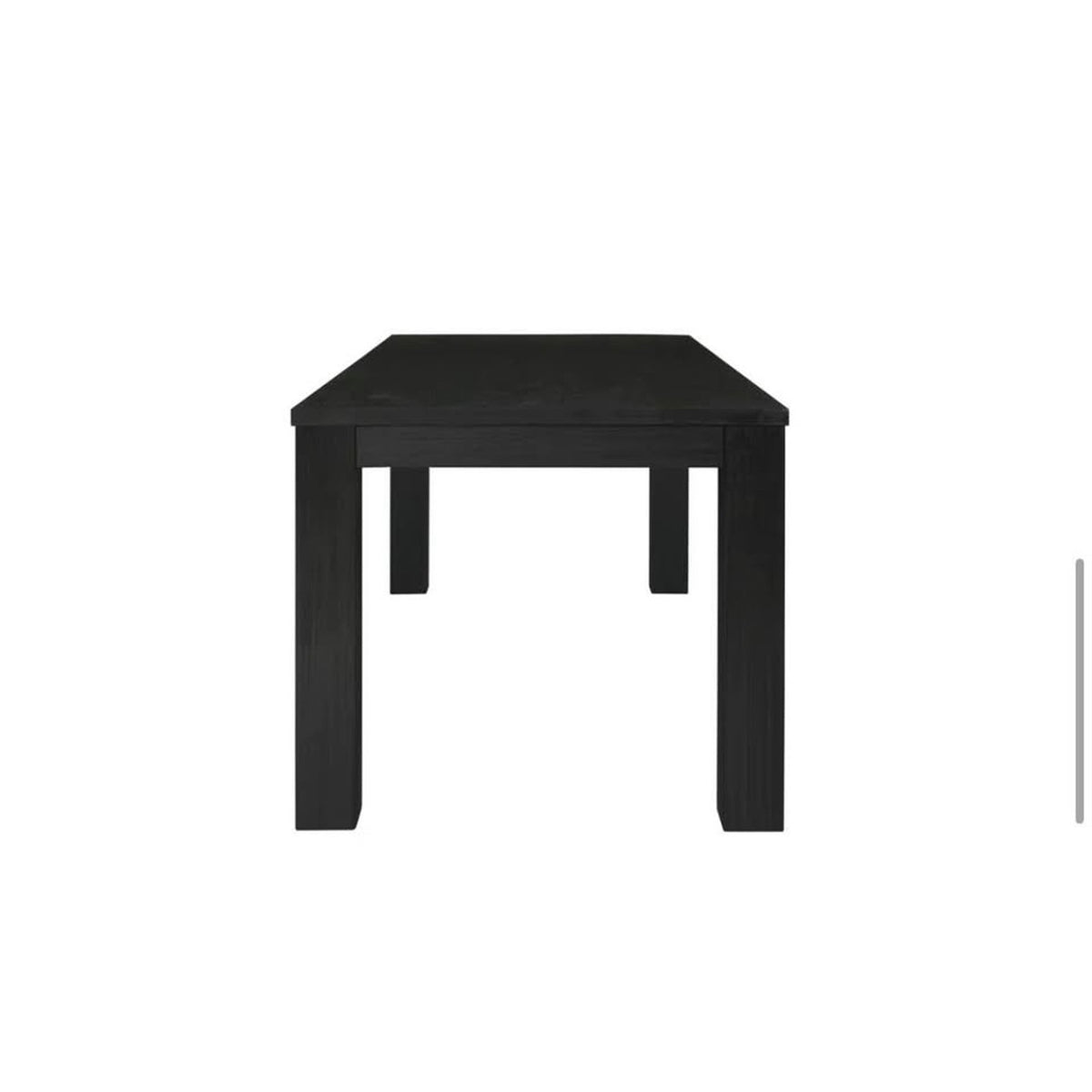 75” Solid Acacia Wood Dining Table – Brushed Black - $1,000 Retail “open Box” - Delivery Available