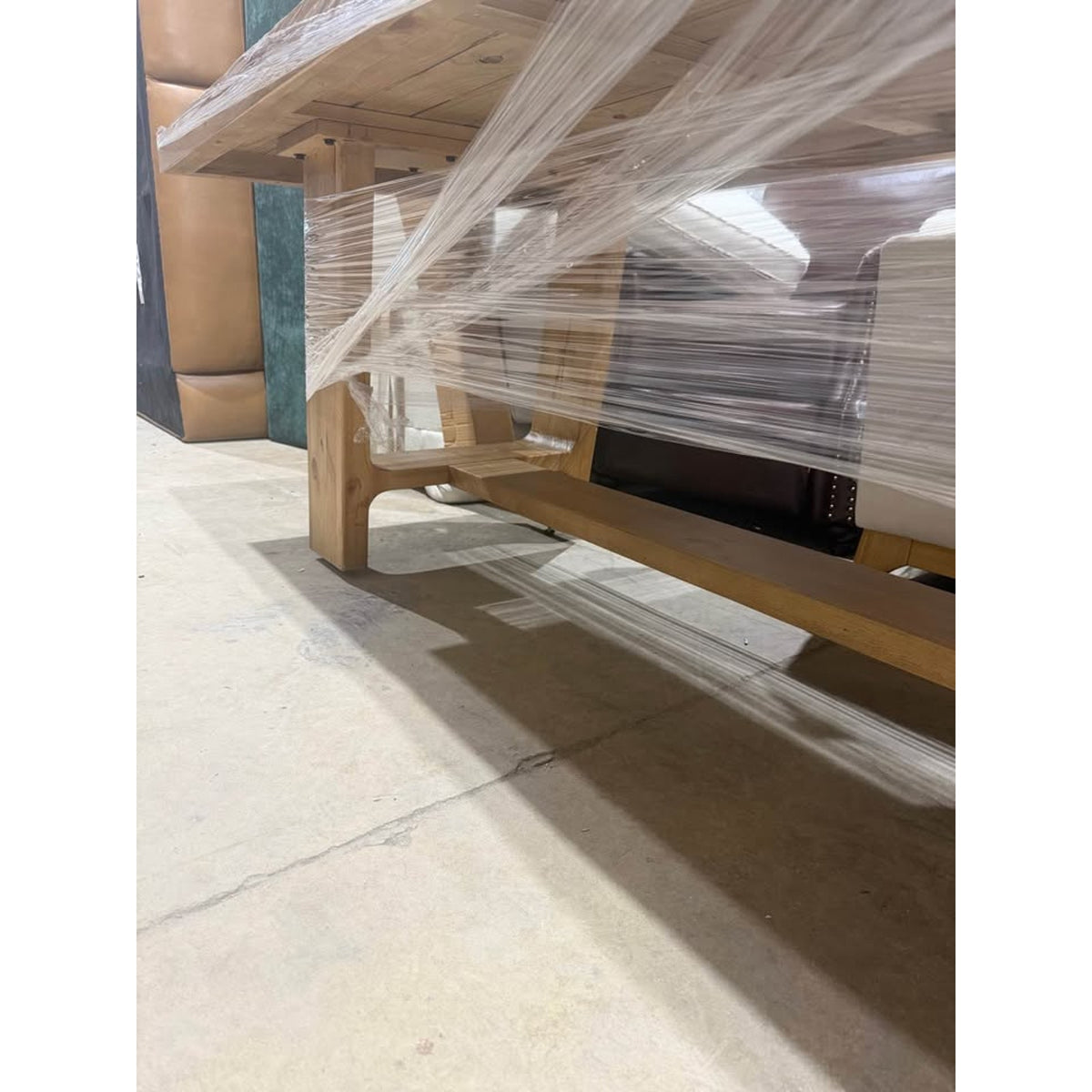 Solid Wood Rustic Farmhouse Dining Table 79” - Open Box - $1,300 Retail - Delivery Available