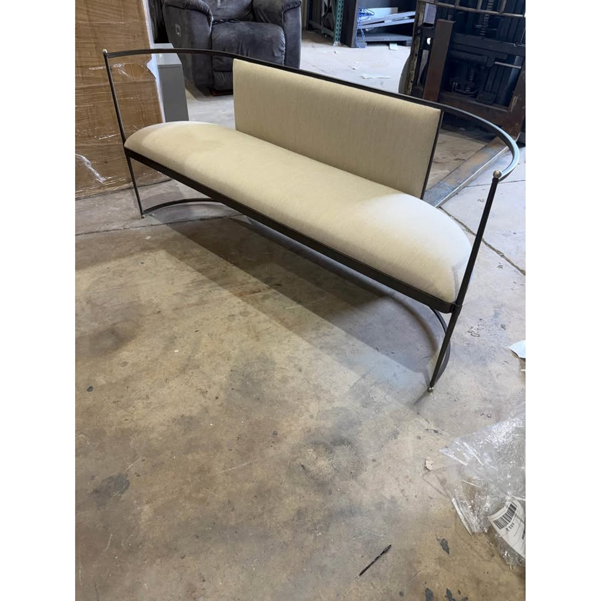 Caracole Toulouse 67” Upholstered Bench – New Open Box