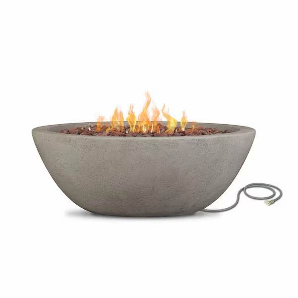 New Real Flame Outdoor Propane Fire Bowl Fire Pit – Black Concrete Look – Delivery Available