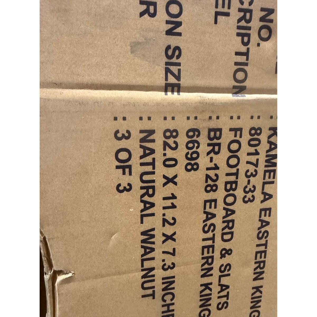 New Eastern King Walnut Platform Bed – $1,940 Retail – Open Box – Delivery Available