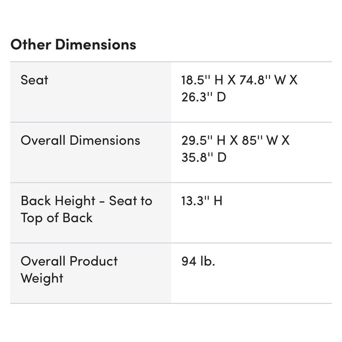 New 85” Modern Sofa – Light Gray Boucle – Retail $1,189 “open box” Wade Logan Brinae Delivery Avail