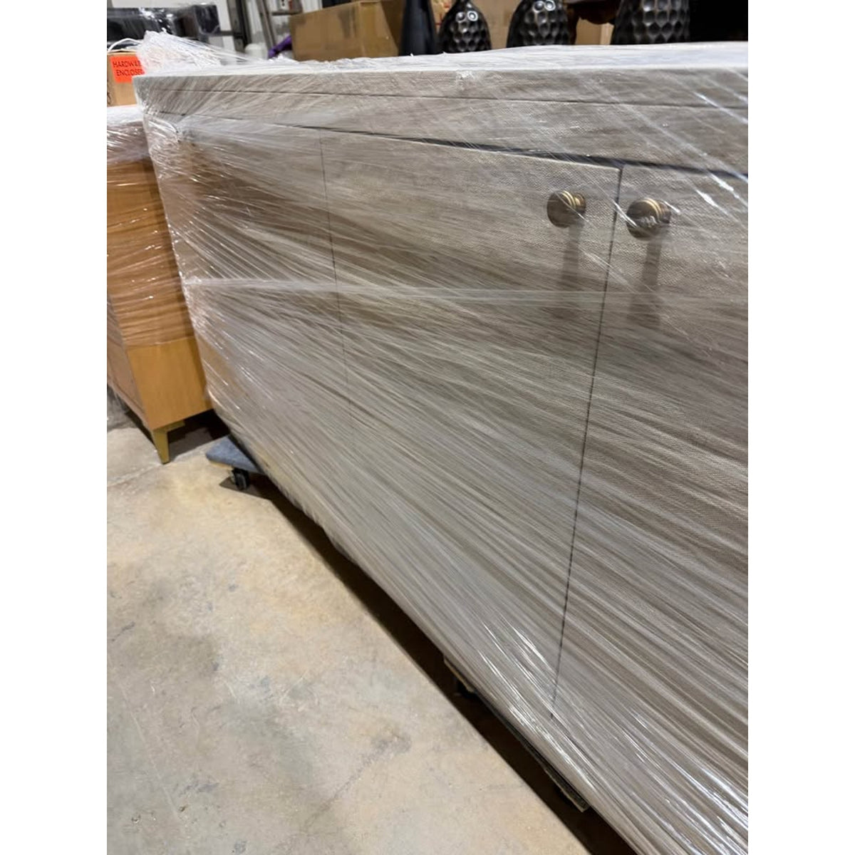 Four Hands Amelia Sideboard Credenza | Ivory Painted Finish | Designer Storage Cabinet | Delivery