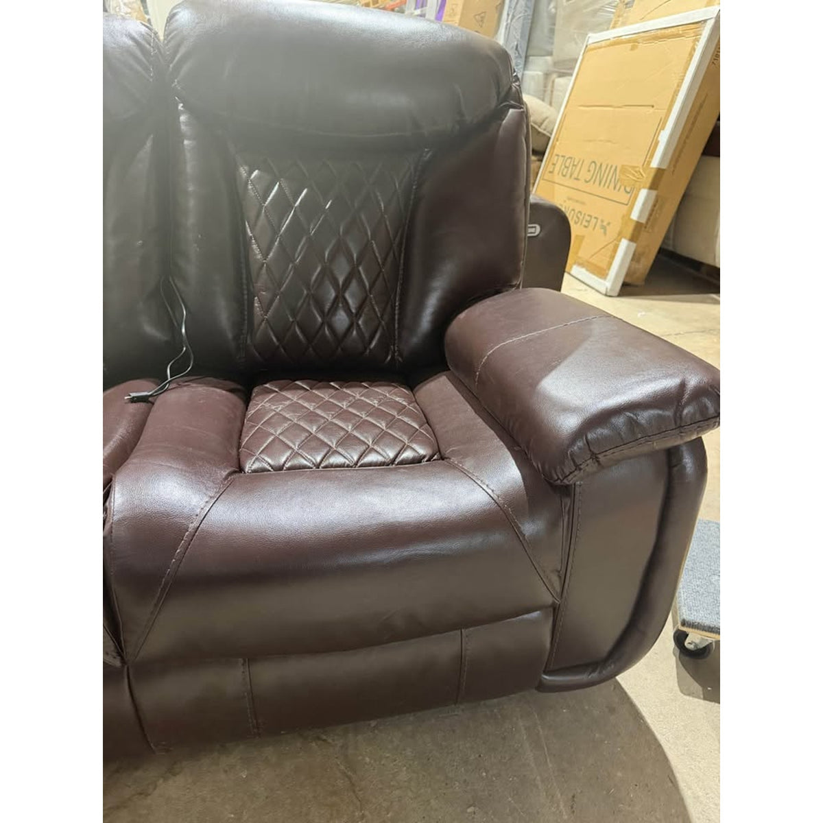 New 62” Power Reclining Loveseat – $1,000 Retail Value – Delivery Available