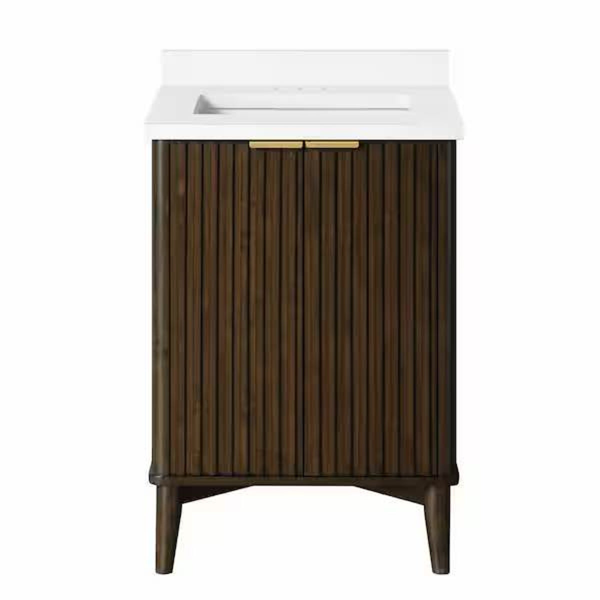 OVE Decors Gabi 24” Bathroom Vanity – Dark Walnut – $759 Retail “open box” Delivery Available