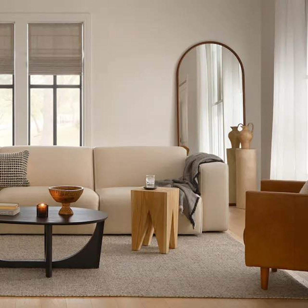 New Article Laud Floor Mirror – Walnut – $599 Retail – Delivery Available