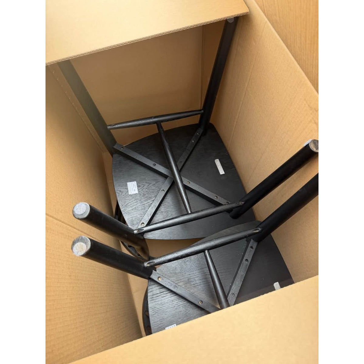 Article Rus Black Dining Chairs - Set of 4 – $796 Retail – Open Box – Delivery Available