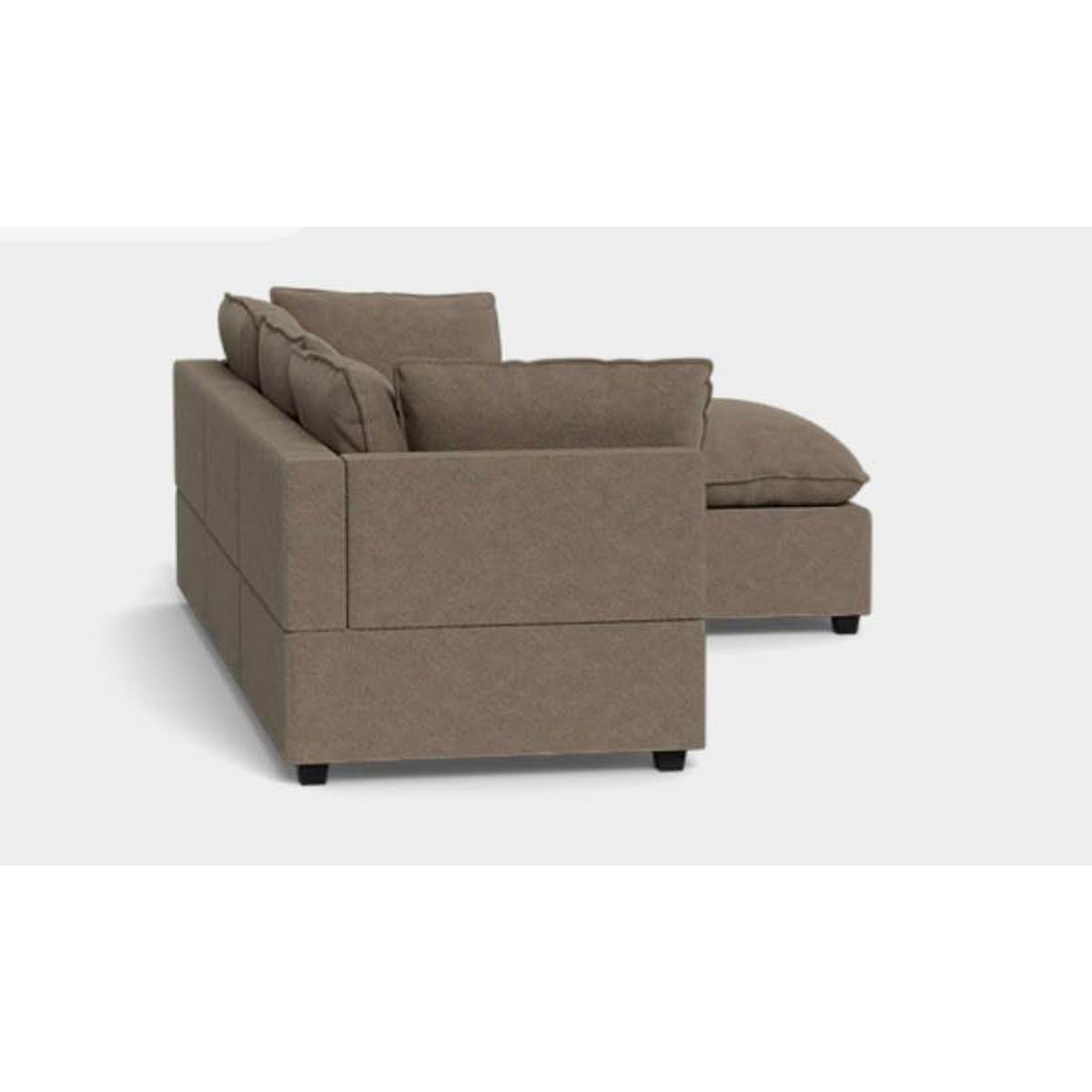 Albany Park Kova Pillow Cushion Sofa + Ottoman | Hazelnut Performance Bouclé | 122” - Delivery