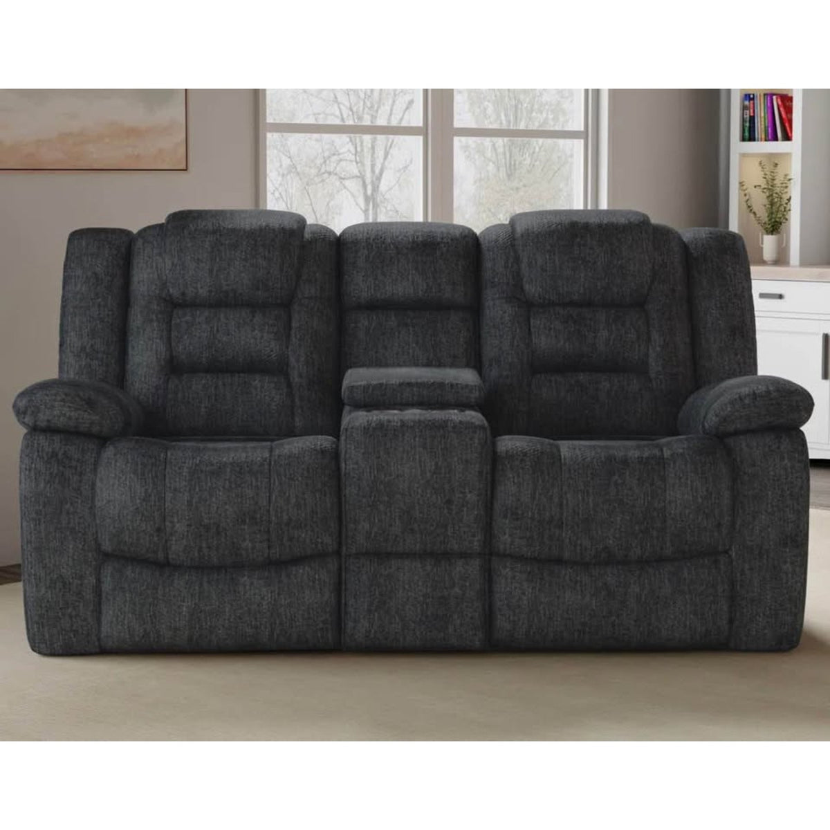 New Double Reclining Glider Loveseat Sofa – $1,152 Retail – Open Box – Delivery Available