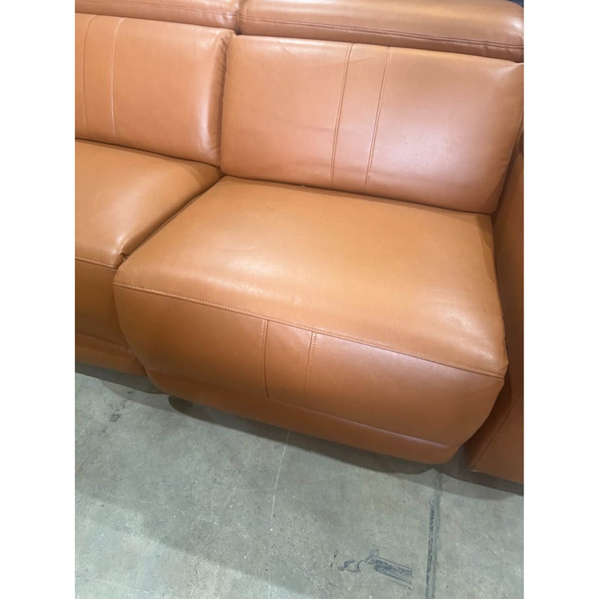 6-Piece Caramel Power Reclining Modular Sectional – Adjustable Headrests – Delivery Available