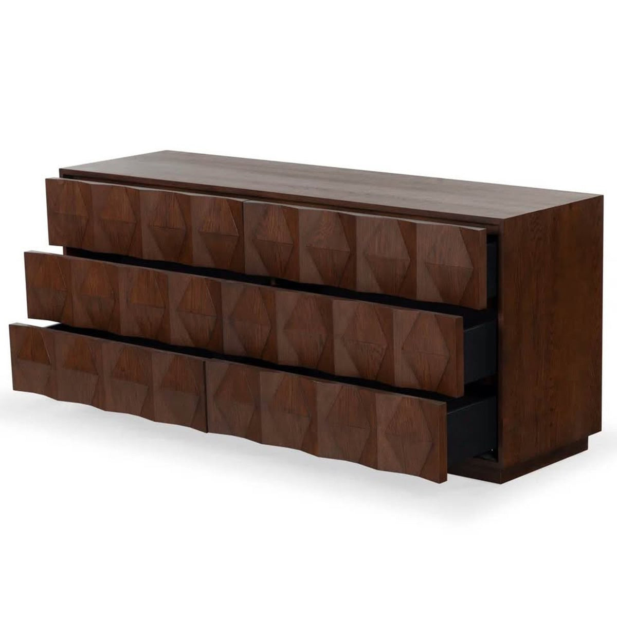 New AllModern Baylor 63” Walnut Double Dresser – $2,165 Retail – Delivery Available