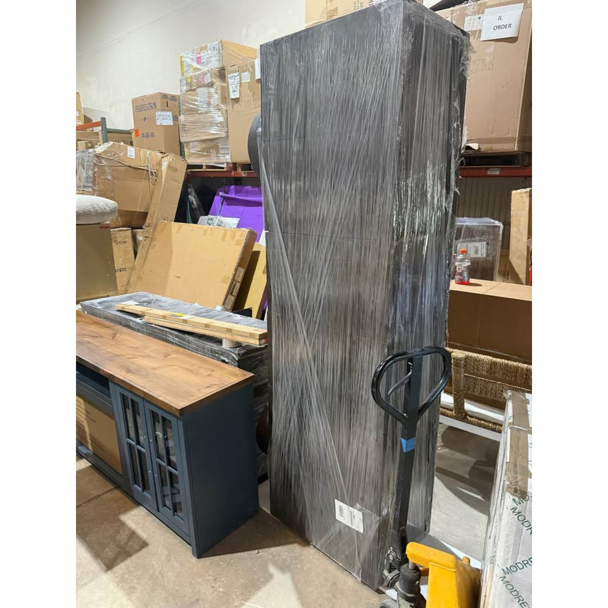 New Moe’s Home 90” Reclaimed Wood Sideboard / Media Console – $3,849 Retail – Open Box - Delivery
