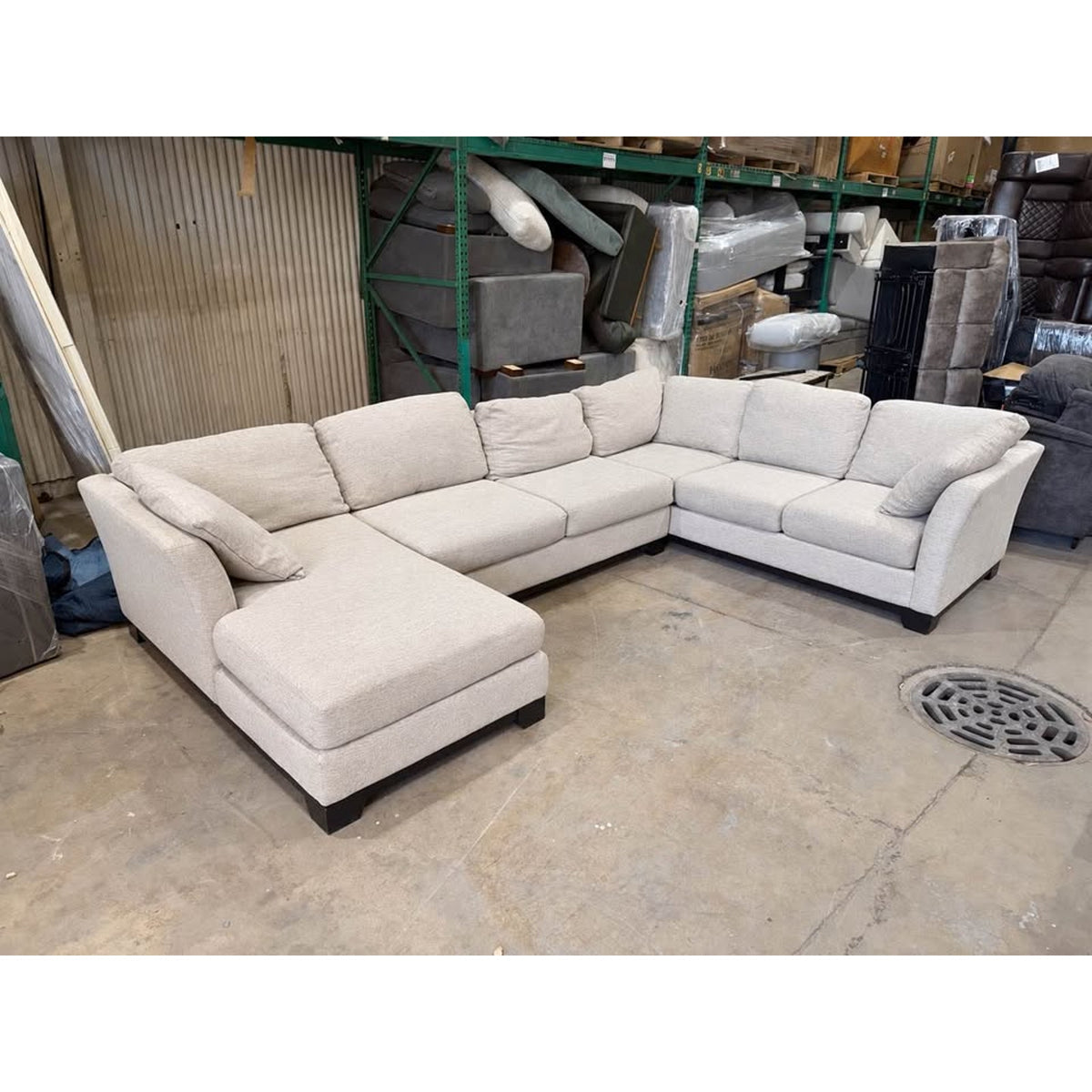Macy’s Radley Sectional w/ Left Chaise + Pull-Out Sleeper – Cleaned & Comfy - Delivery Available