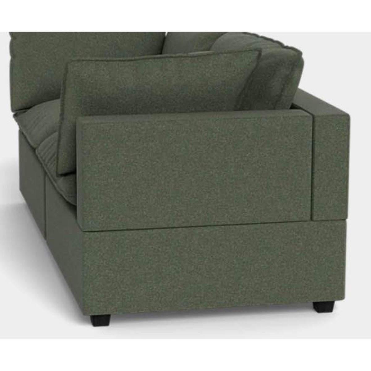 Albany Park Kova Pillow Cushion Sofa | Spruce Performance Chenille | 86” - Delivery Available
