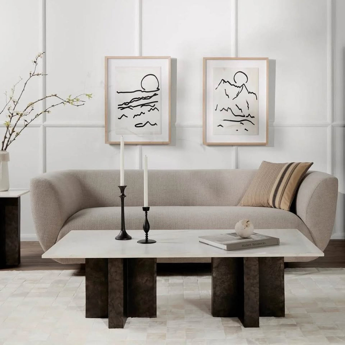 Four Hands Sabine 87” Sofa – Gibson Taupe | RETAIL $1,899 | DELIVERY AVAILABLE