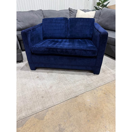 Beautiful Blue Chair with Pull out Bed - Shampooed & Cleaned - Comfy - Delivery Available