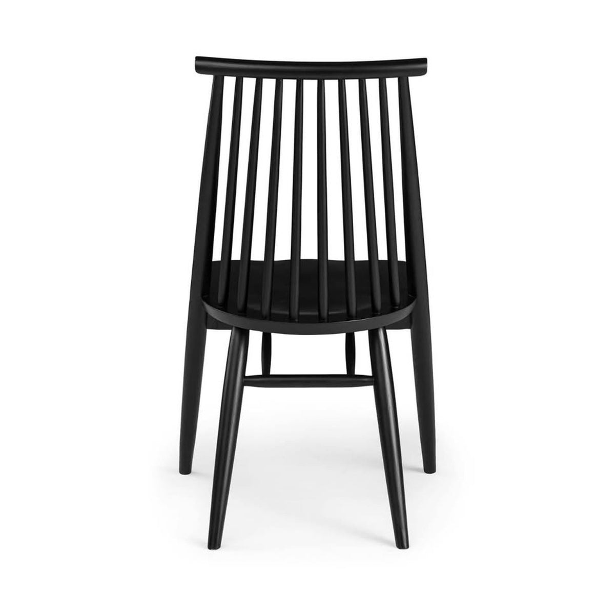 Article | Set of 2 Solid Wood Dining Chairs | Dabo - Black | Delivery Available
