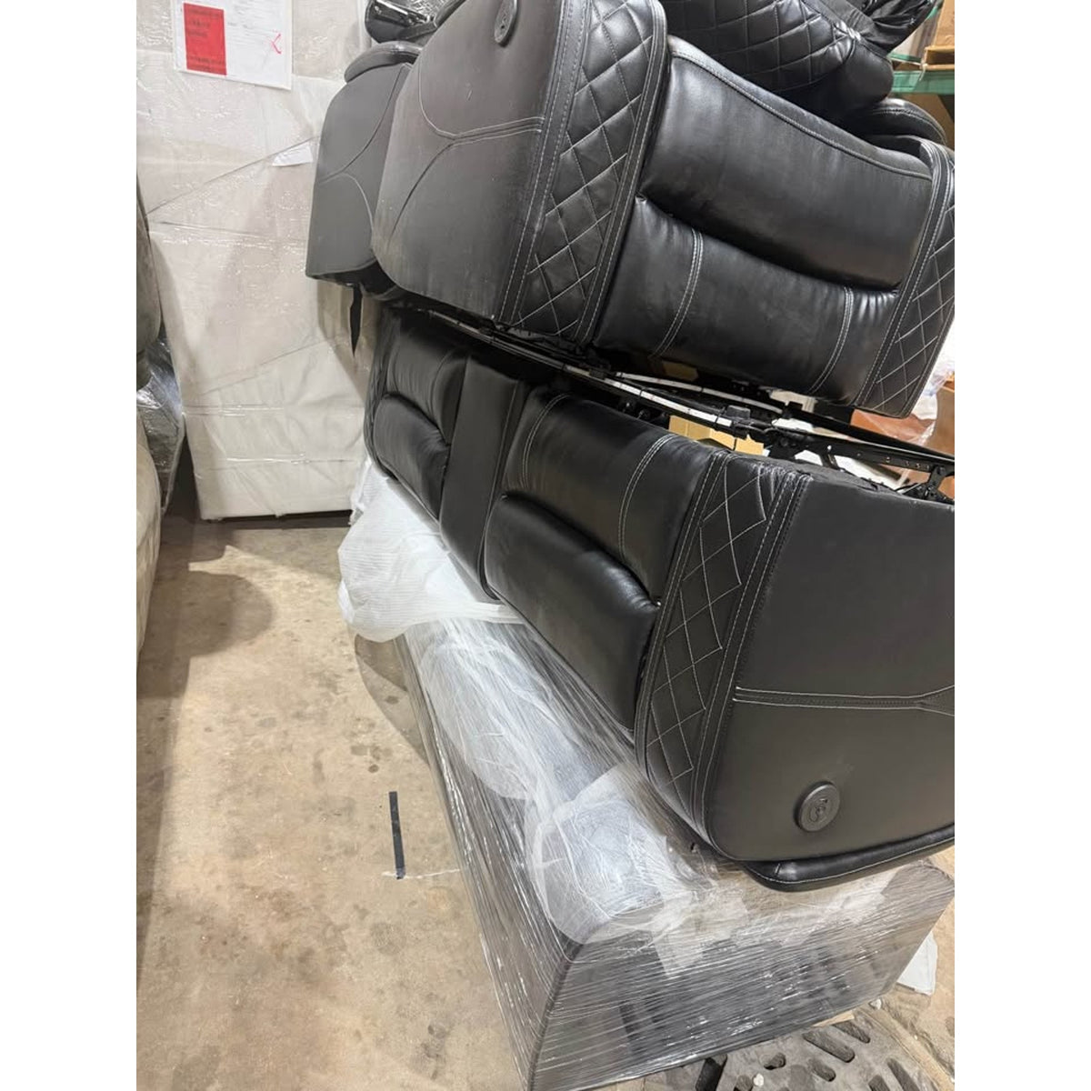 Black 4-Piece Power Reclining Living Room Set – $3,000+ Retail Value – Delivery Available