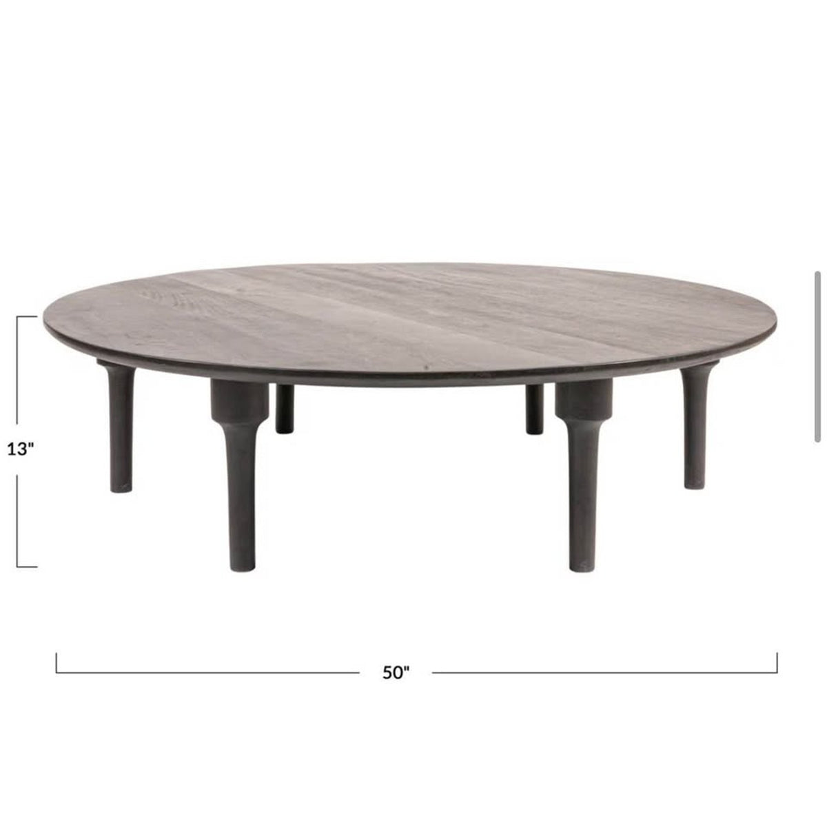 Joss & Main Oversized Round Mango Wood Coffee Table – Matte Black
Retail: $1,199 | New Open Box