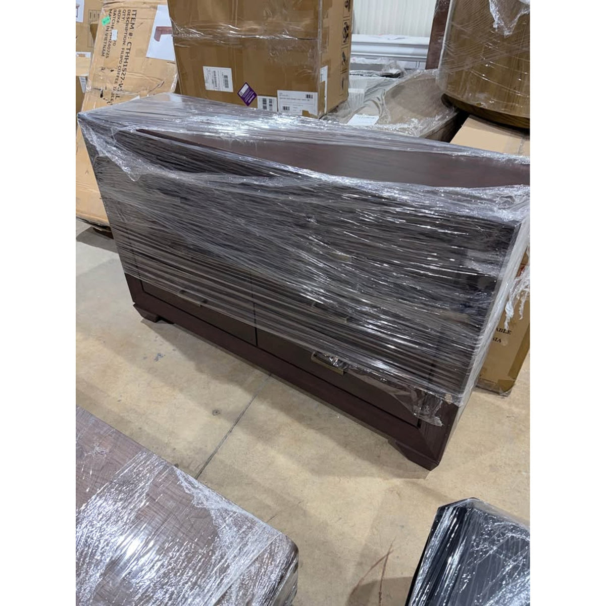 New 59” Dark Brown 6 Drawer Dresser - $579 Retail “open box” - Delivery Available
