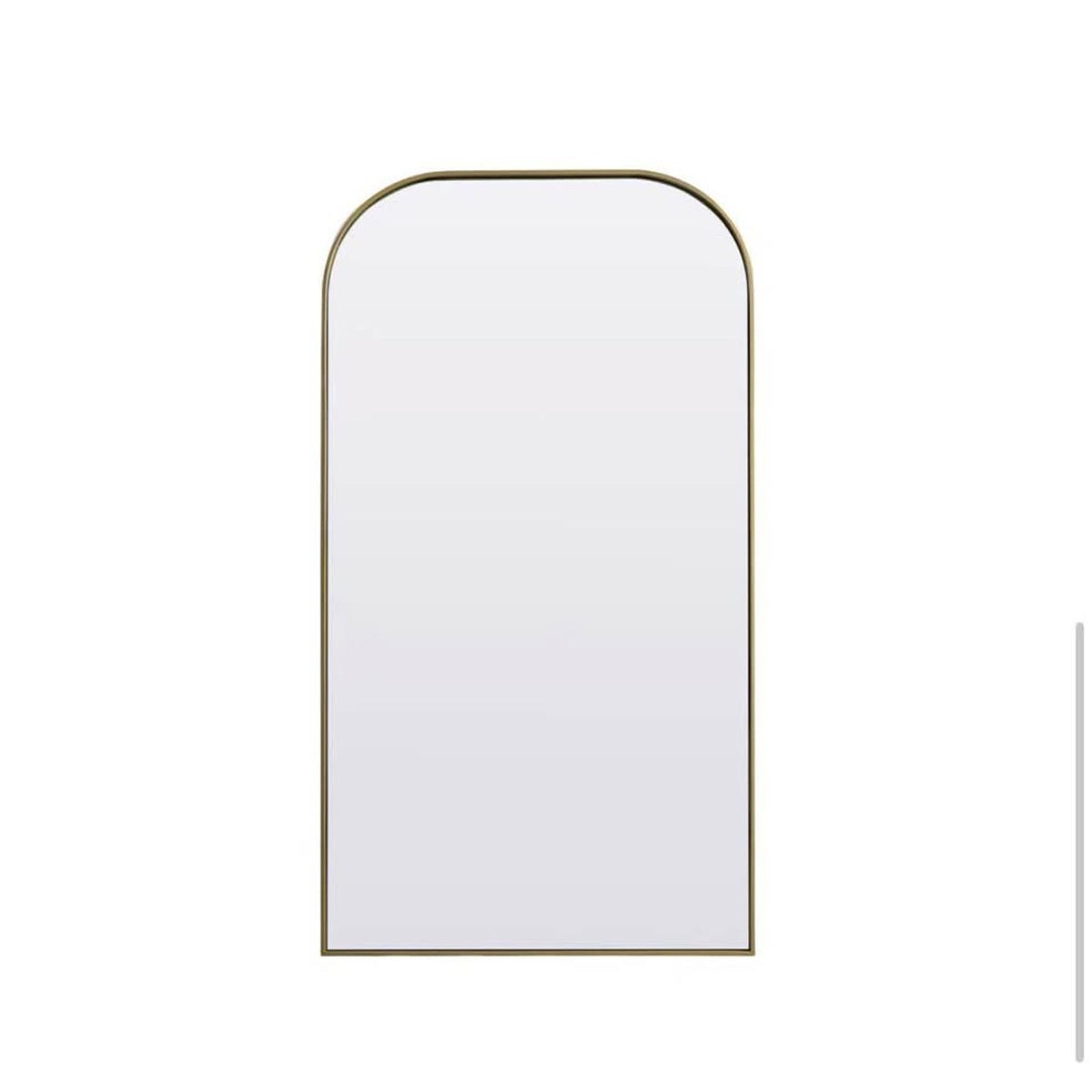 New 72” Brass Arched Floor Mirror – $436 Retail – Open Box – Delivery Available