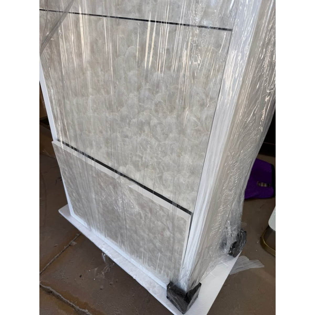 New Designer Oliver Home 112” Capiz Shell Sideboard – $6,273 Retail – Delivery Available