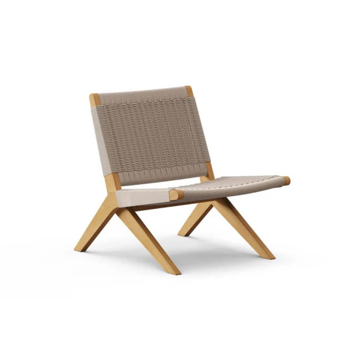 New Burrow Scout Chair in Sand Cord Teak $569 Retail “open box” Delivery Available