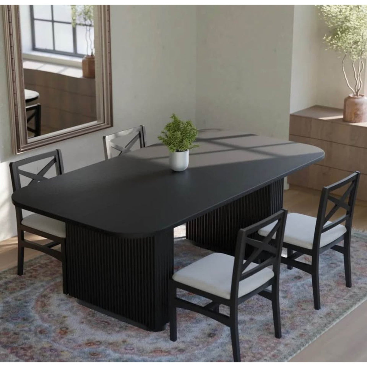 New 80” Relso Arcadia Solid Mango Wood Dining Table – New Open Box – Delivery Available