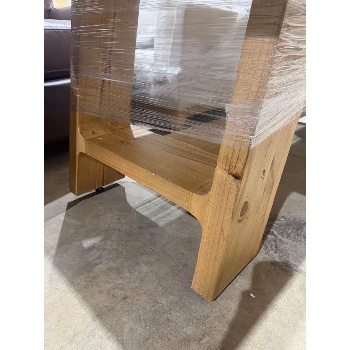 Solid Wood Rustic Farmhouse Dining Table 79” - Open Box - $1,300 Retail - Delivery Available