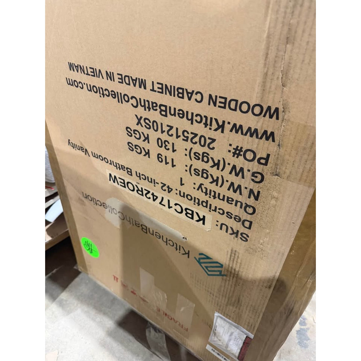 New 42” Weathered Oak Bathroom Vanity | $1200+ Retail “open box” Delivery Available