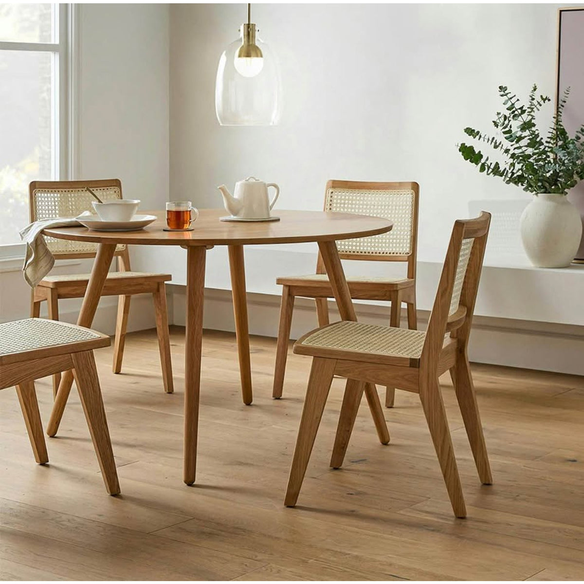 New Article 47” Round Scandinavian Oak Dining Table – $599 Retail “open box” Delivery Available