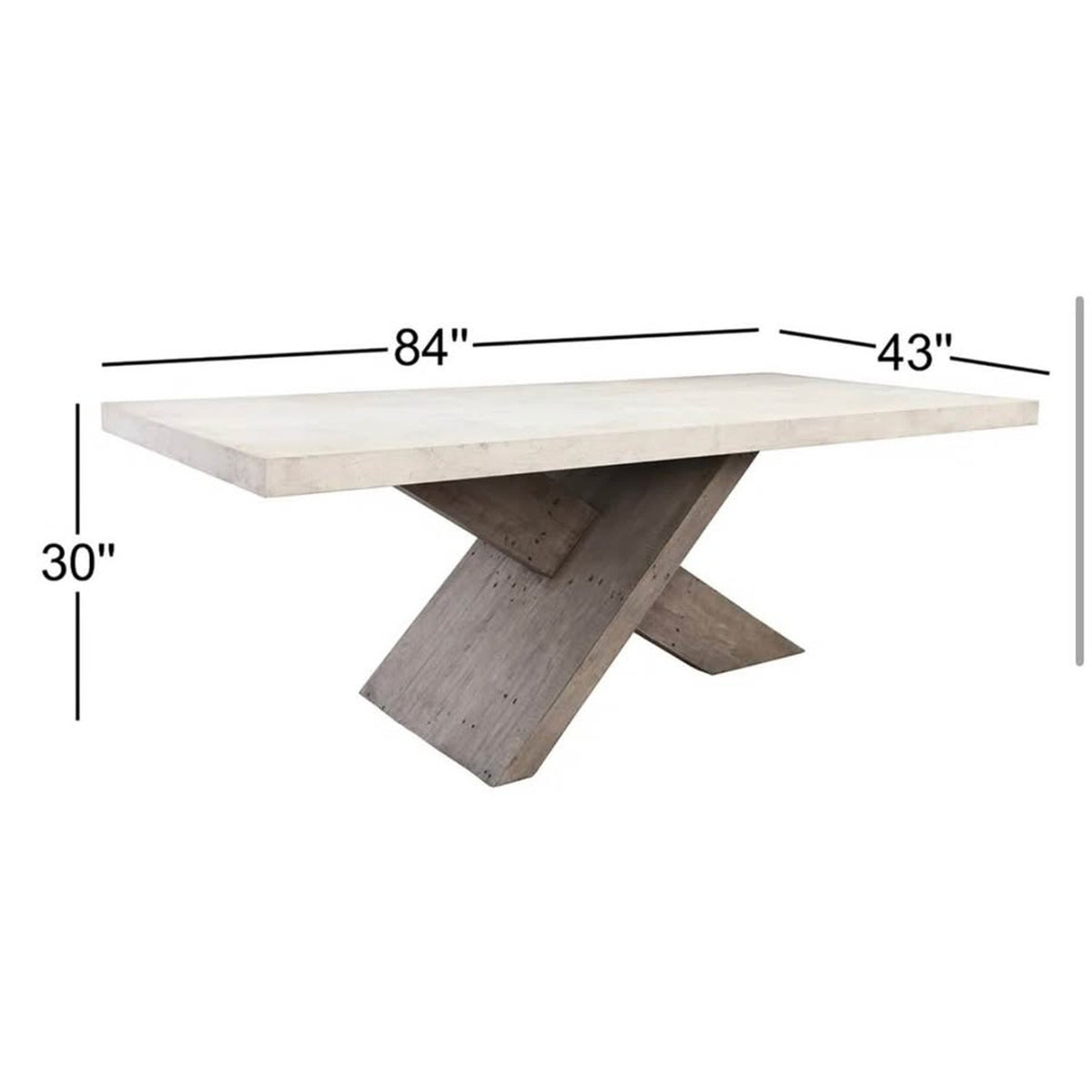 New 84” Dining Table – $2,599 Retail – Open Box – Delivery Available