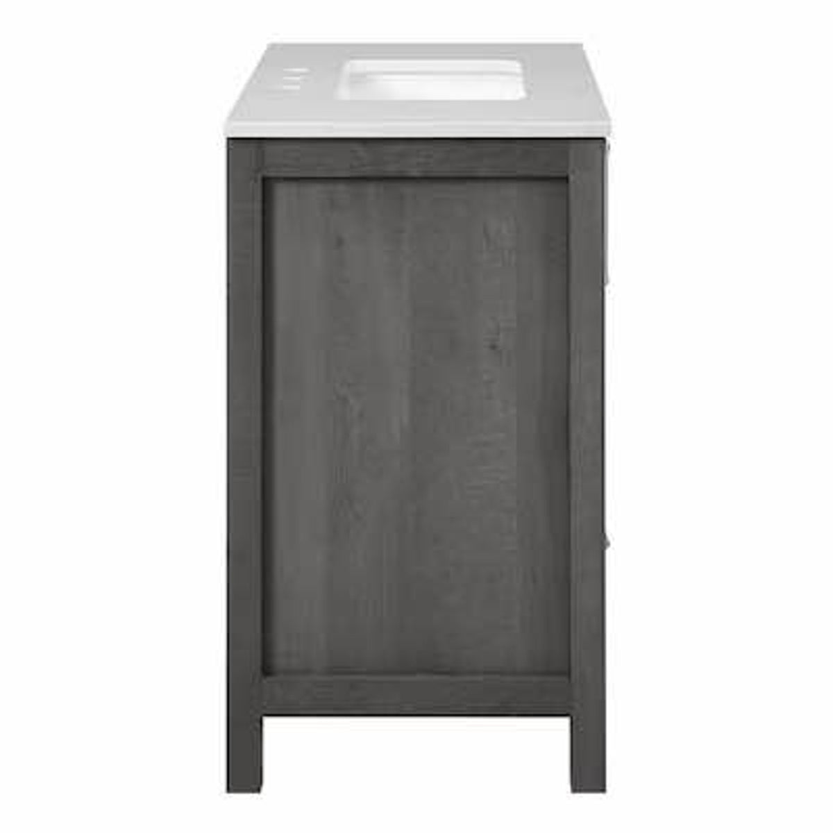 New 36” Grey Bathroom Vanity w/ White Stone Top – Open Box - Delivery Available