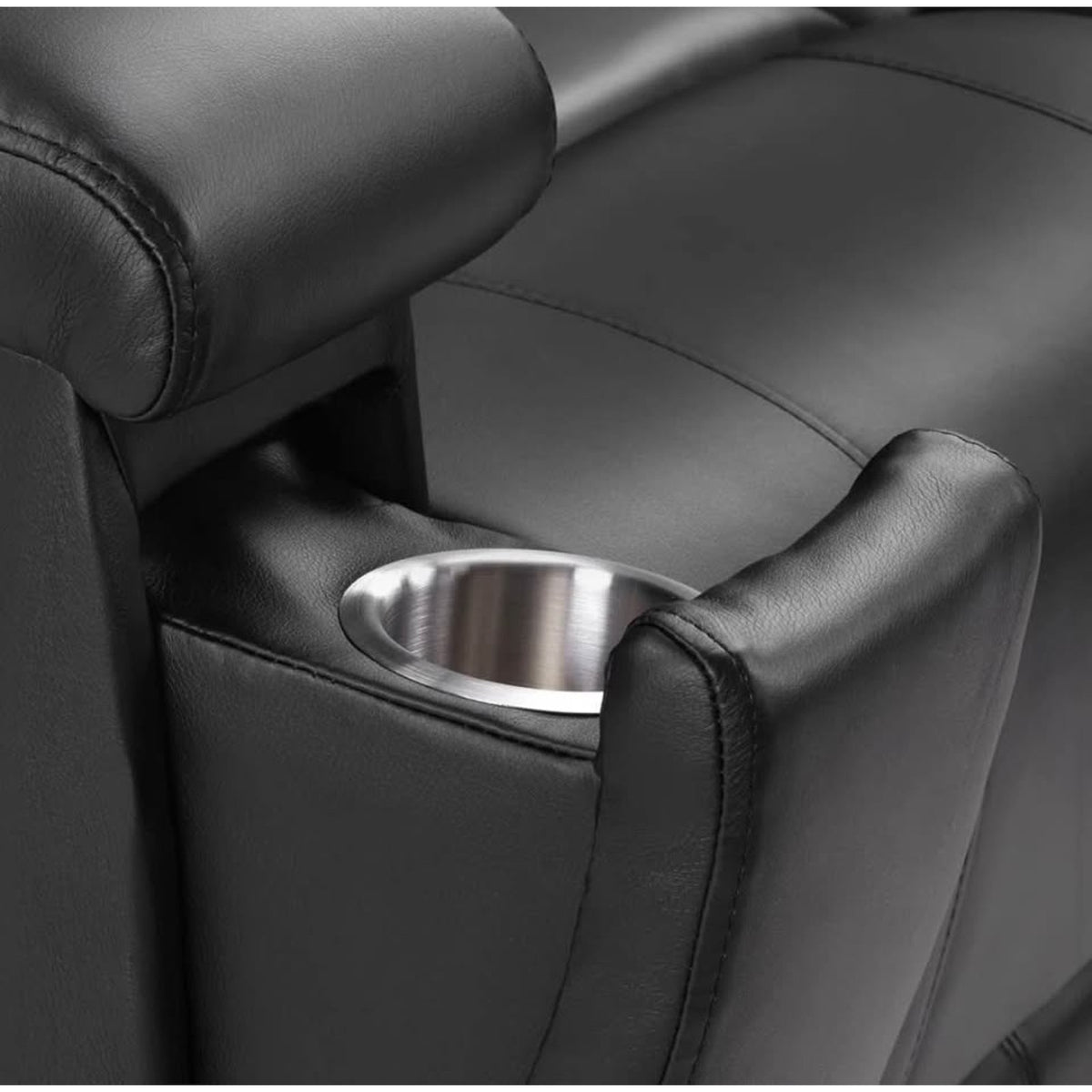 NEW IN BOX Latitude Run 61” Double Reclining Loveseat – Black – Retail $859 Delivery Available