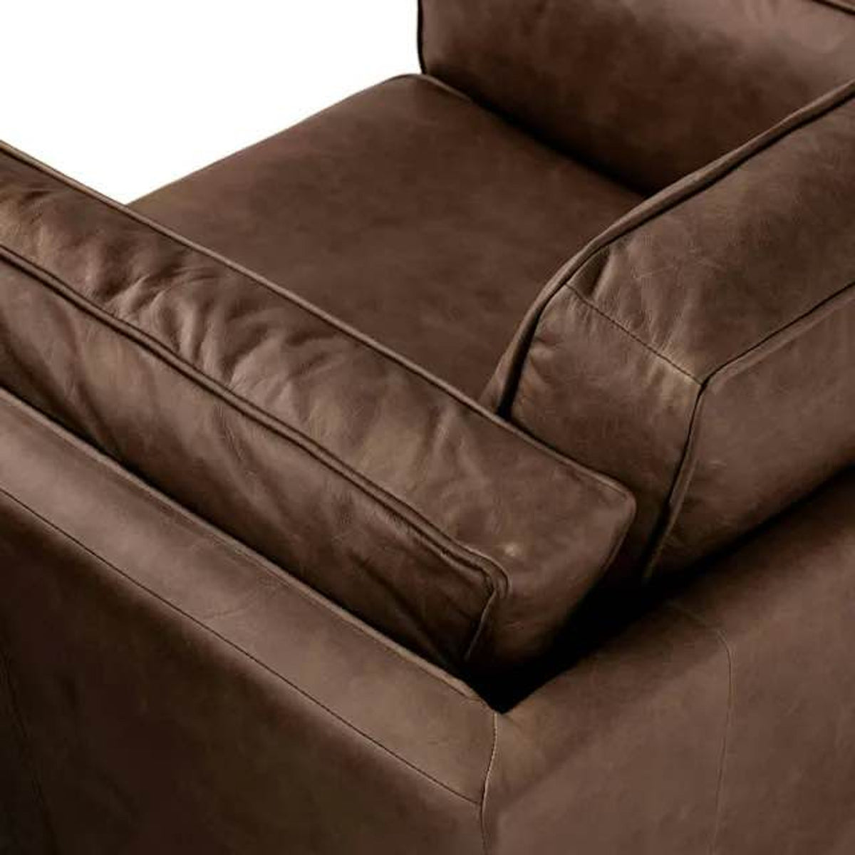 Leather Lounge Chair – Charme Chocolate – $1,099 Retail – Open Box – Delivery Avail