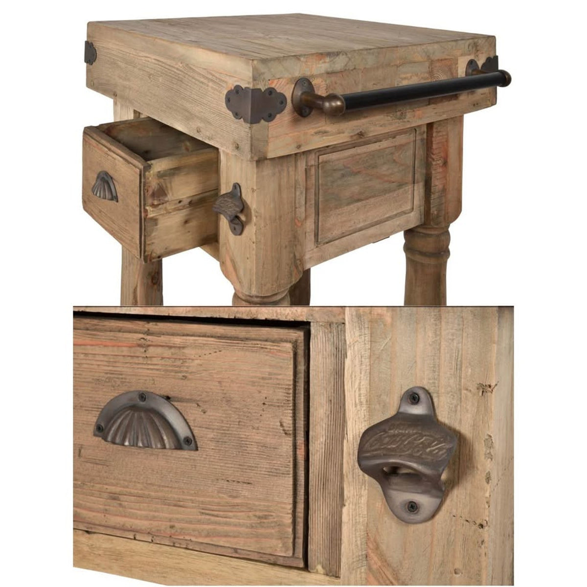 AFD Home Heritage Coastal Island Work Console – $1,319 Retail – Delivery Available