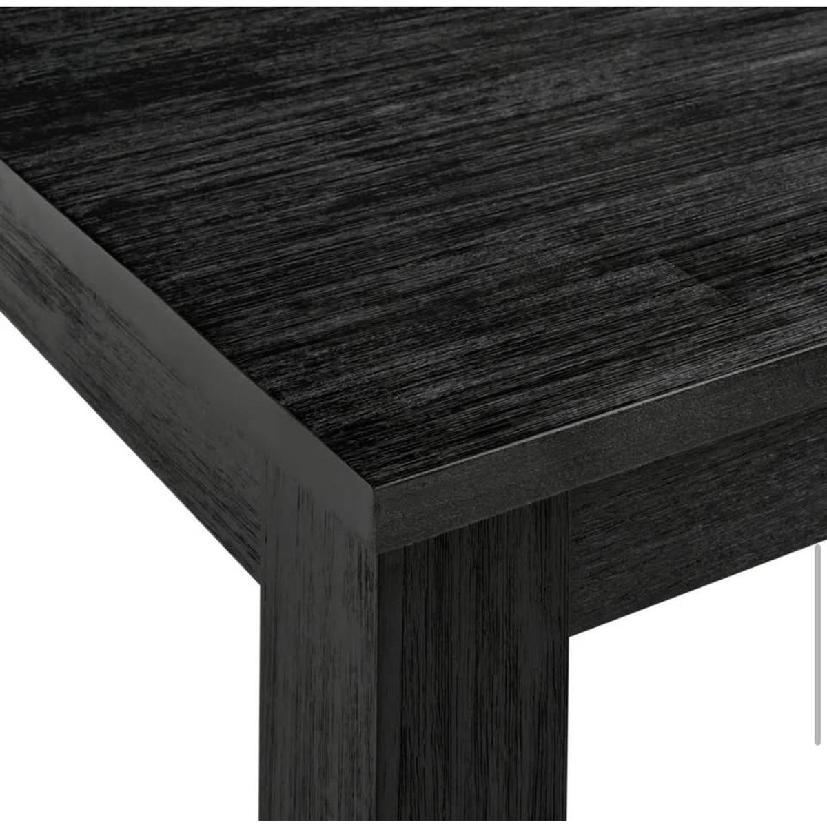 75” Solid Acacia Wood Dining Table – Brushed Black - $1,000 Retail “open Box” - Delivery Available