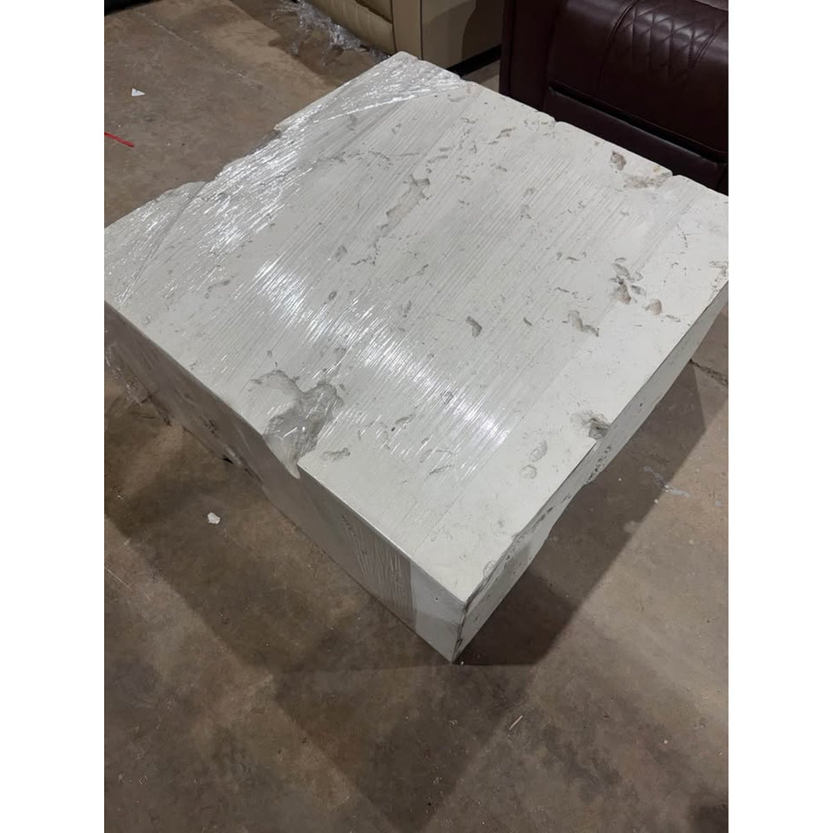 Phillips Collection Formation Outdoor Coffee Table – Roman Stone | New Open Box - Delivery Available